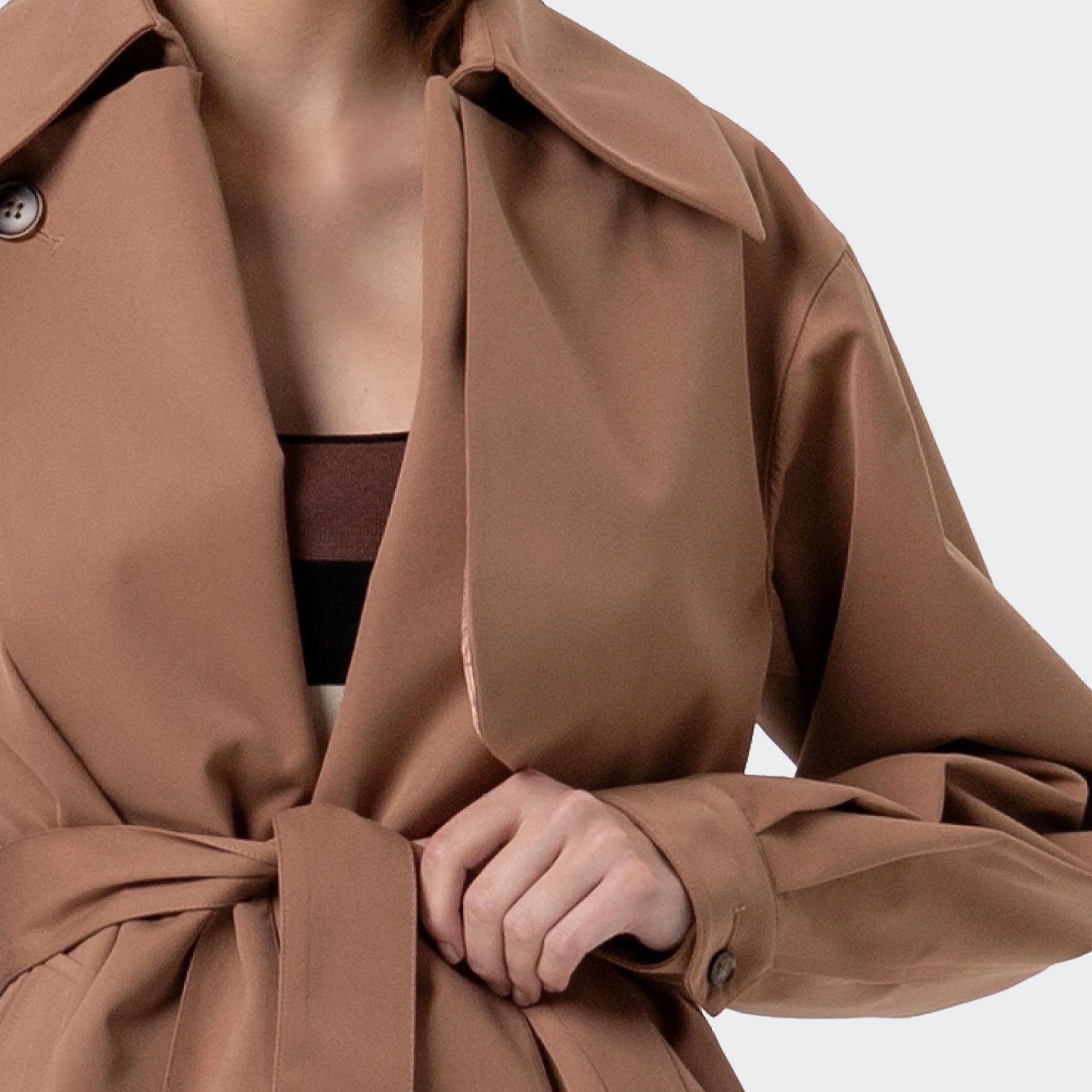 Casaco Trench Coat Oversize Fracomina