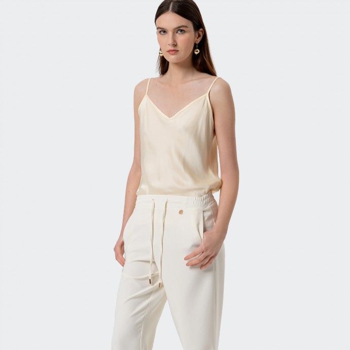 Cal�as com Cintura Ajust�vel Fracomina