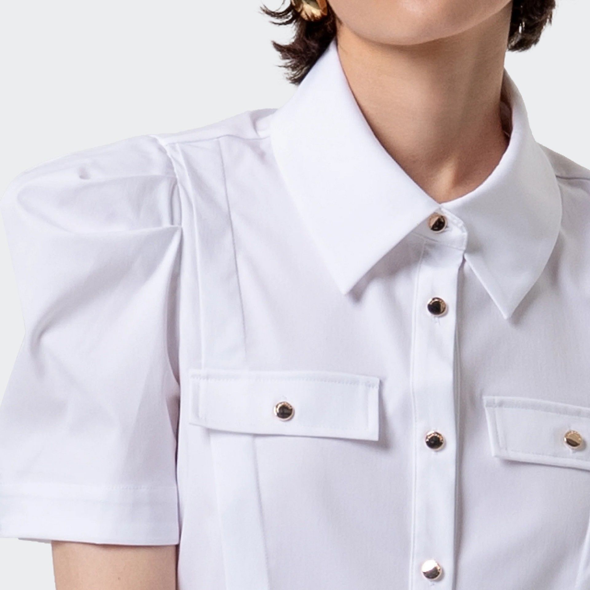 Fracomina Cropped Shirt