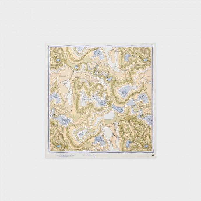 Chantaco Lacoste print scarf