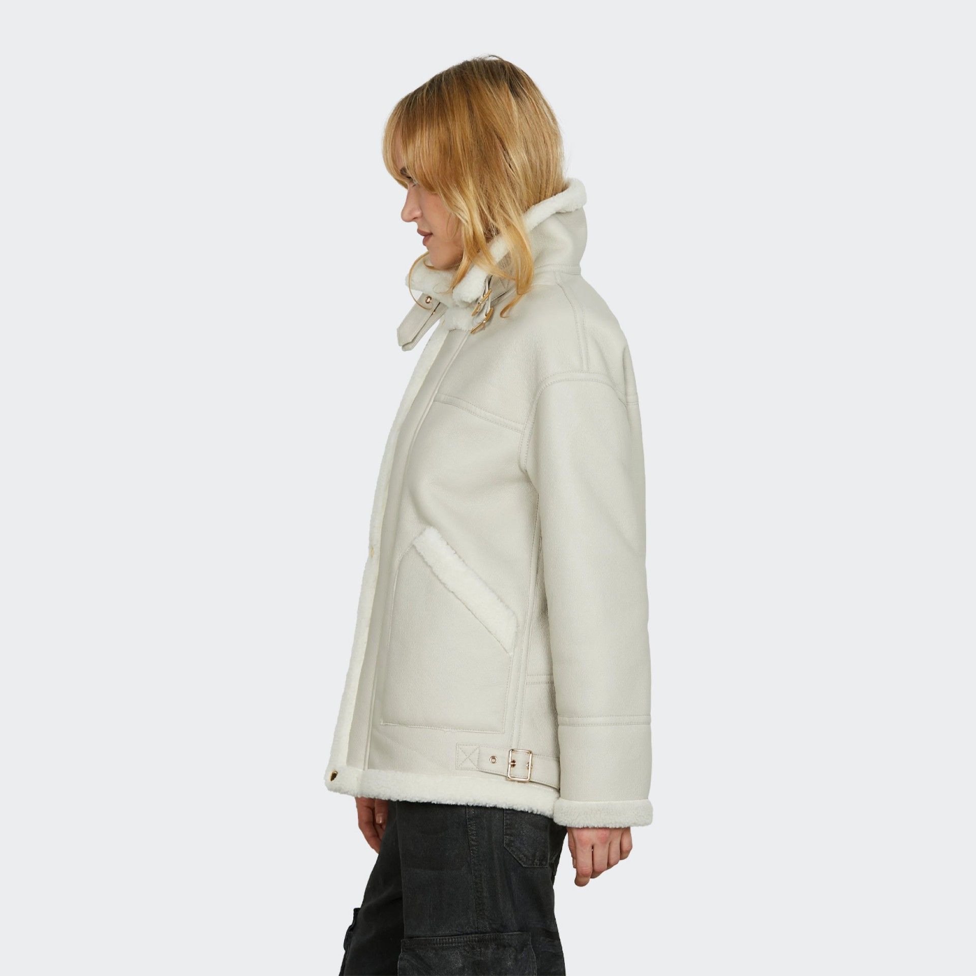 Manteau avec fourrure synthétique Relish FLORENC