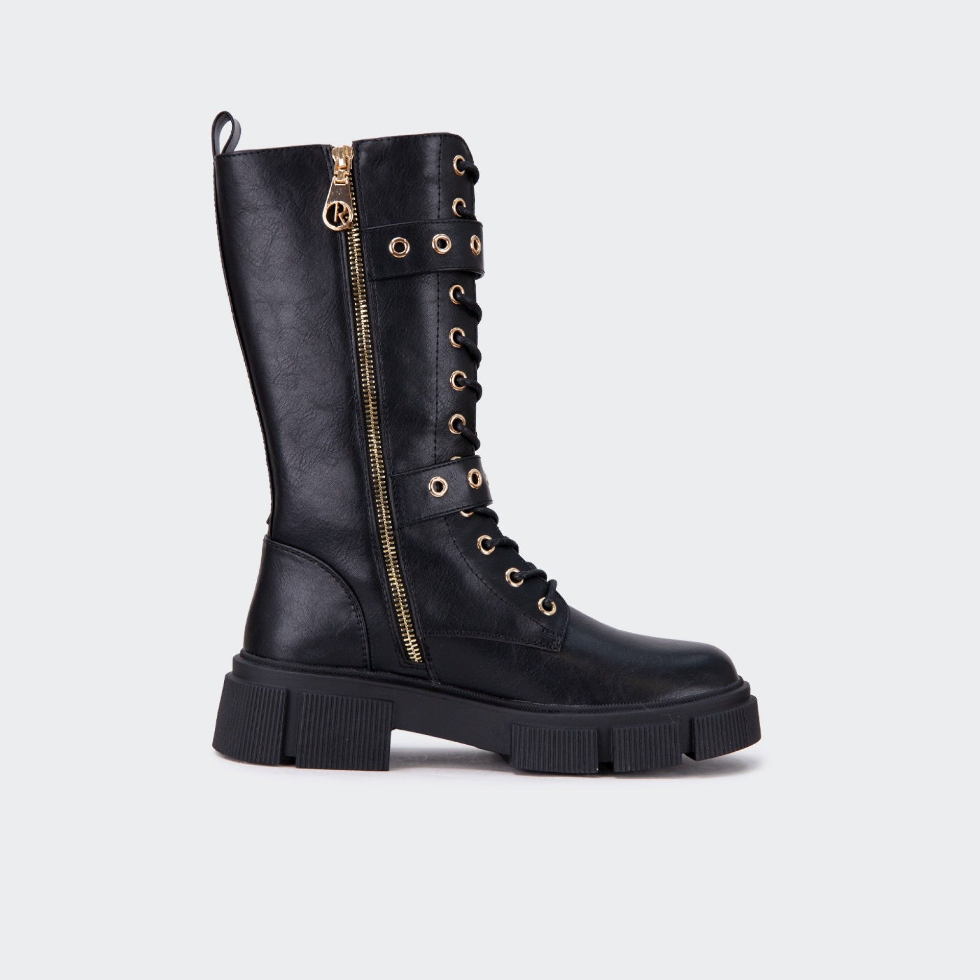 Relish High-Top Boots with Zipper