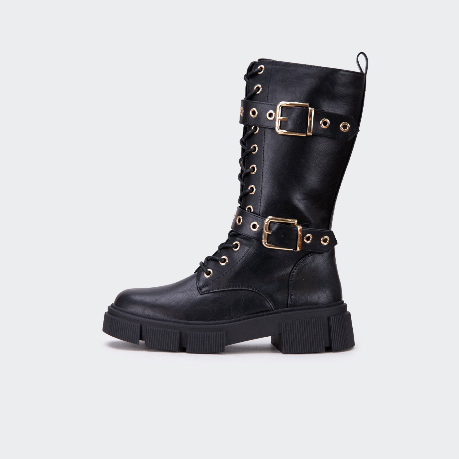 Relish High-Top Boots with Zipper