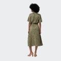 Saia Larga Efeito Jacquard Florido Fracomina Saia Larga Efeito Jacquard Florido Fracomina