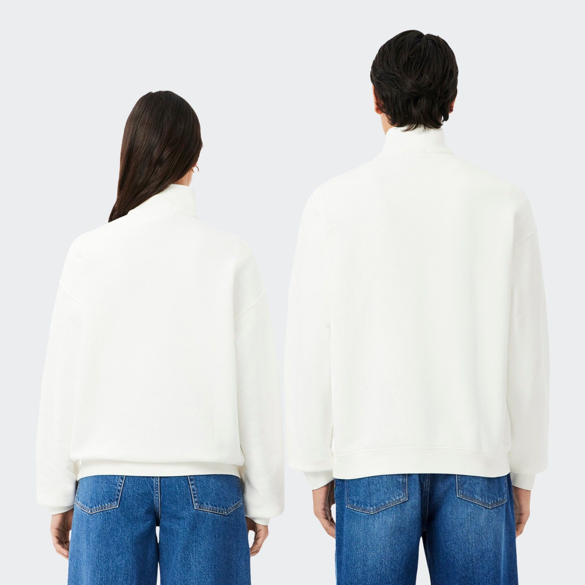 Lacoste turtleneck sweater with zip fastening