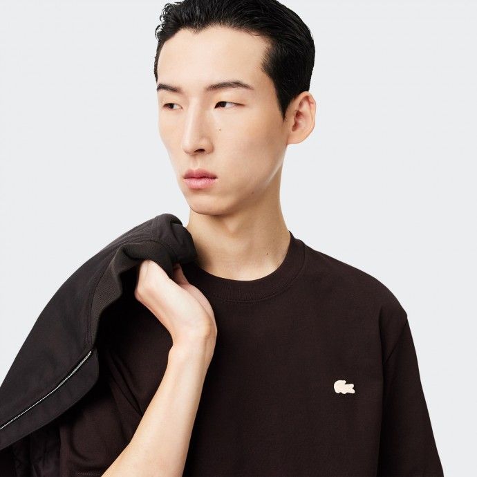 Lacoste Printed Cotton T-shirt