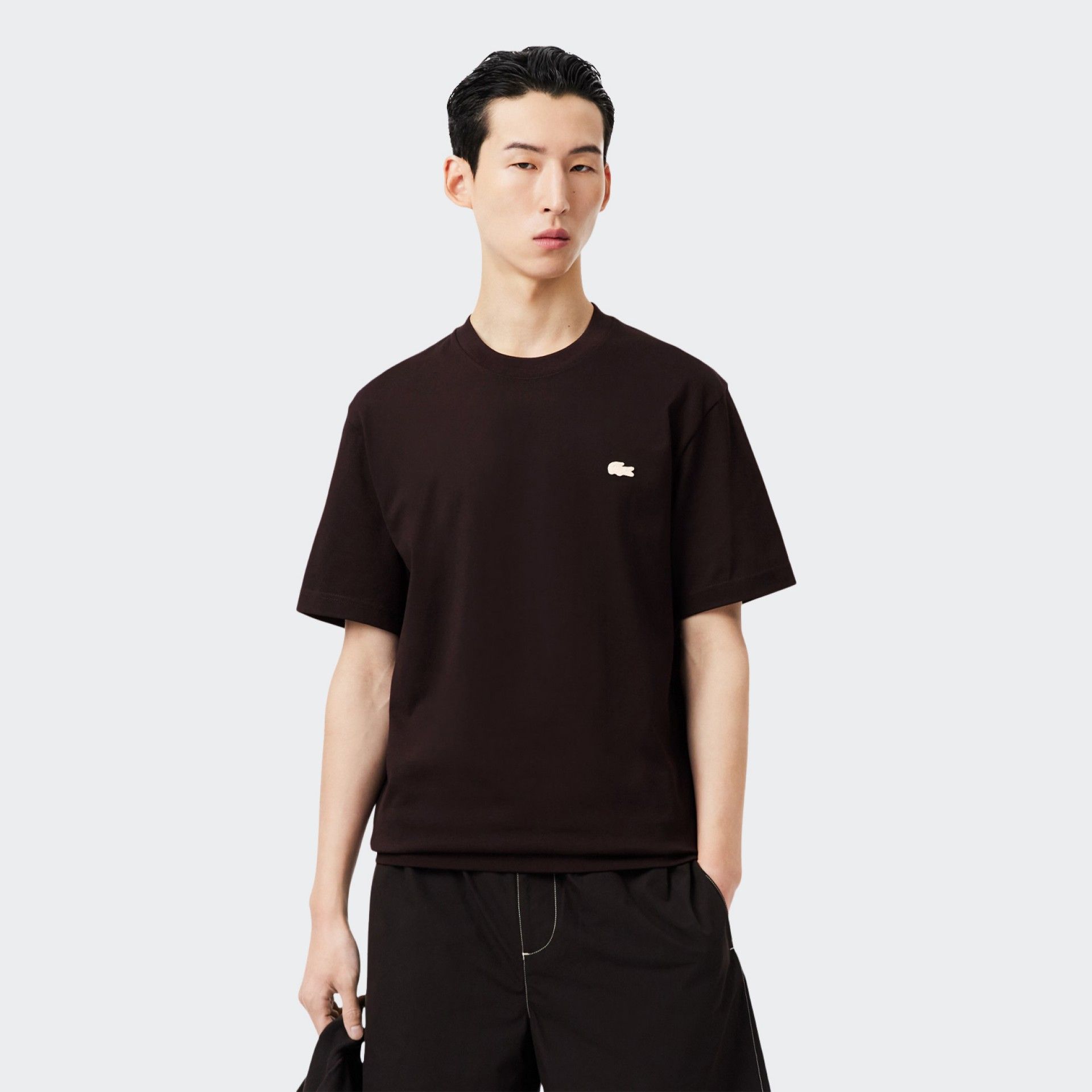 Lacoste Printed Cotton T-shirt