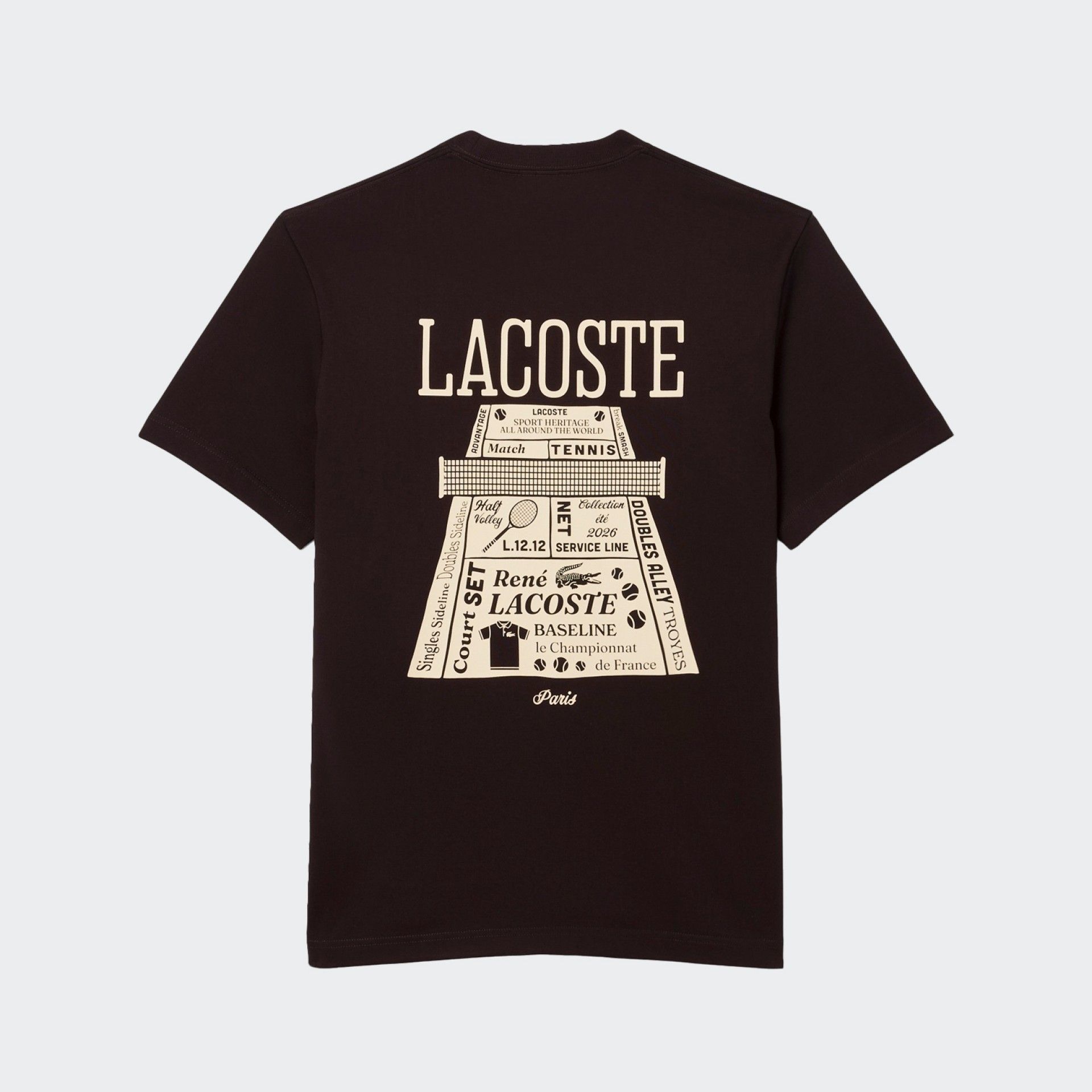 Lacoste Printed Cotton T-shirt