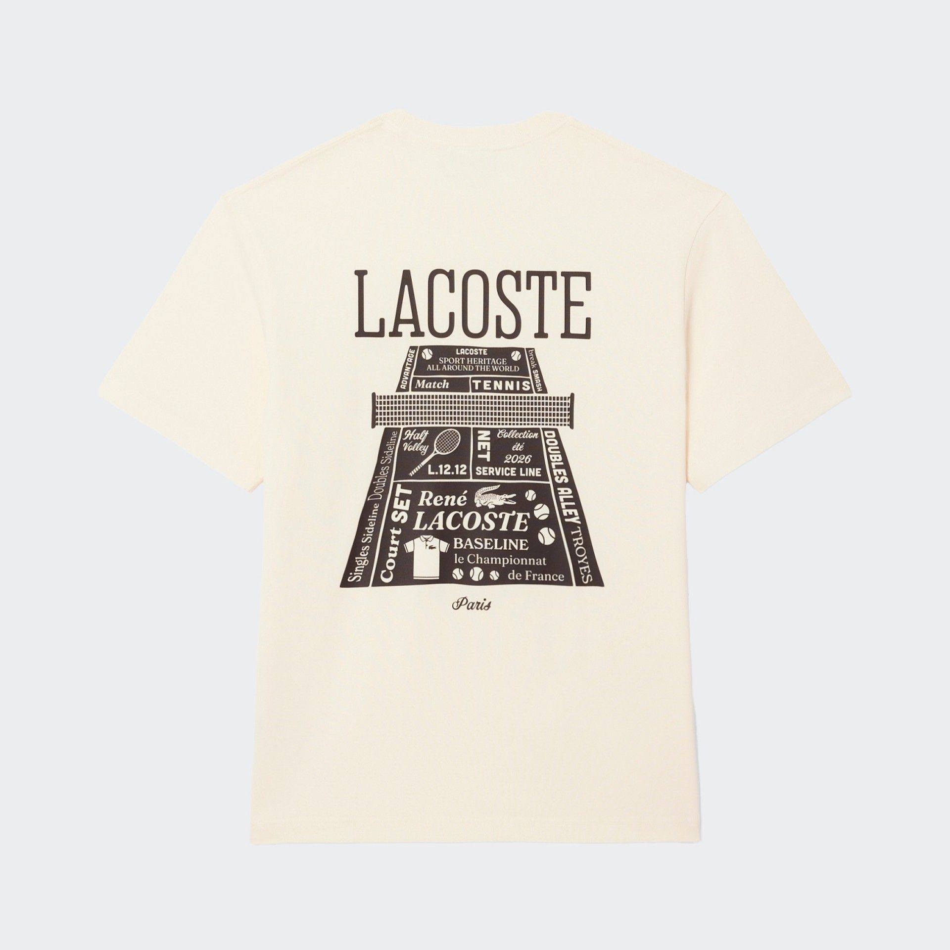 Lacoste Printed Cotton T-Shirt
