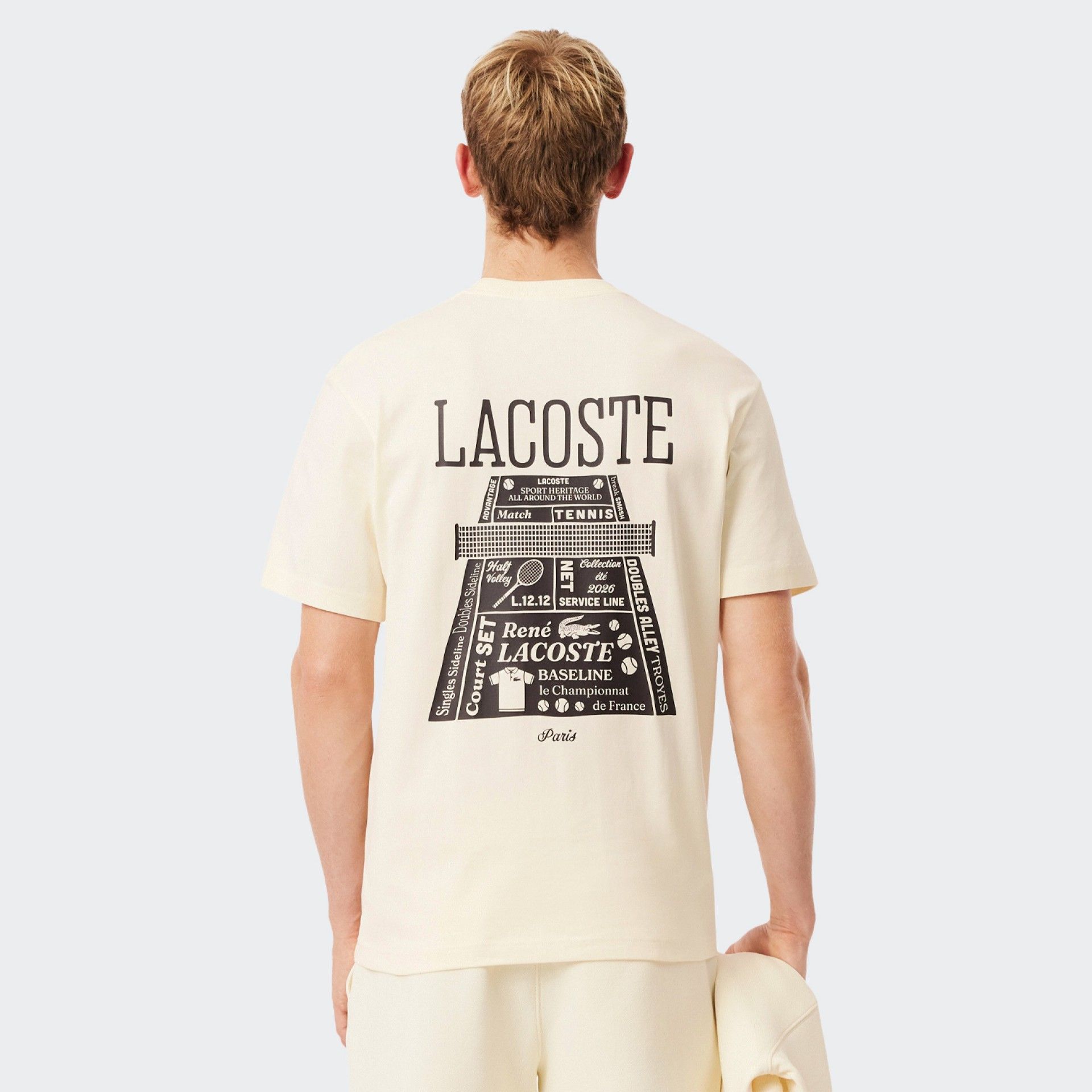 Lacoste Printed Cotton T-Shirt