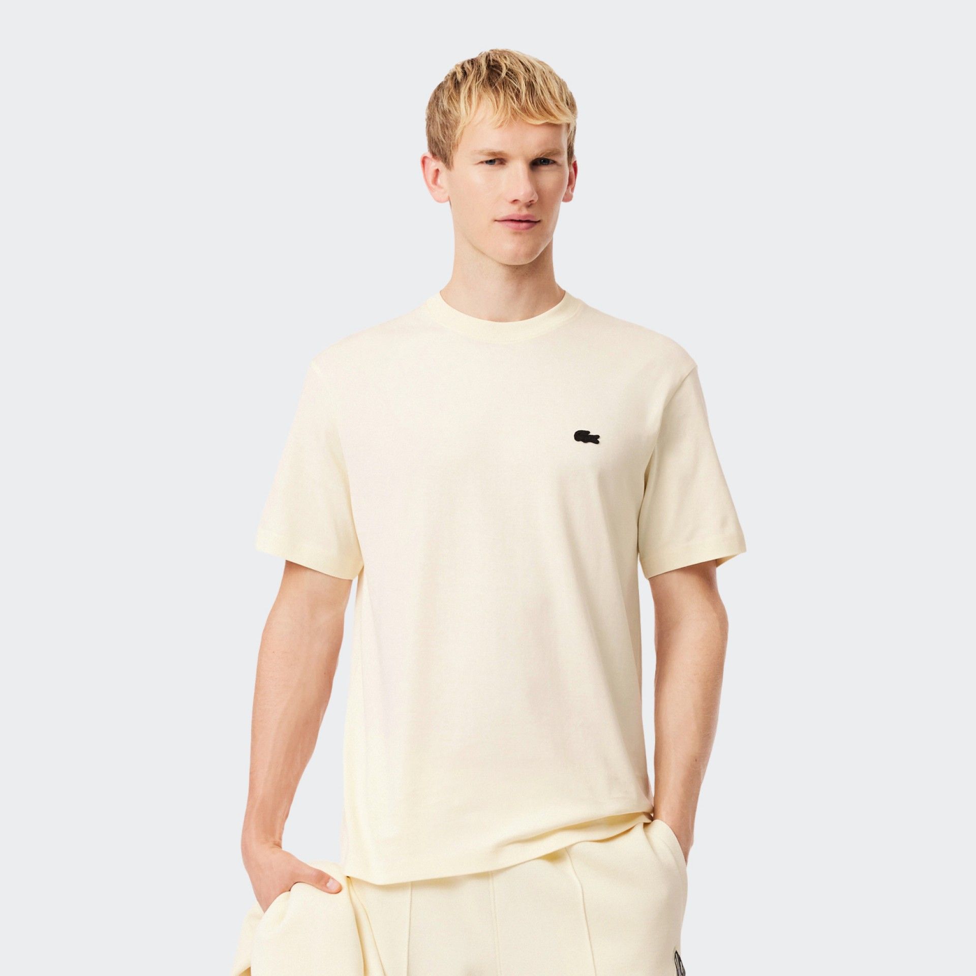 Lacoste Printed Cotton T-Shirt