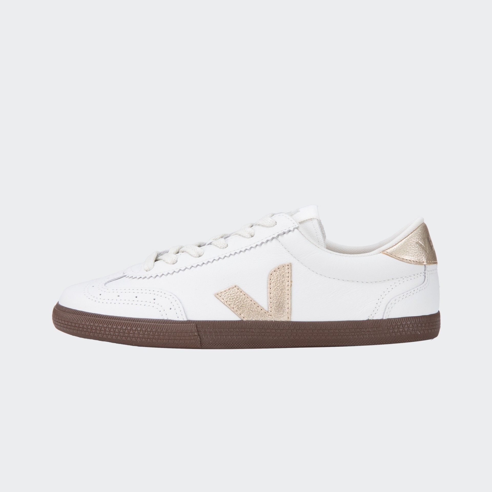 Sapatilhas Veja Volley Leather White Platine