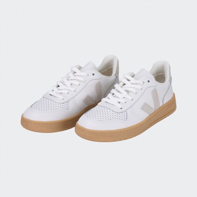 Sapatilhas Veja V-10 Leather White Natural