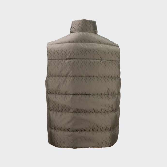 Armani Exchange Monogram Pattern Quilted Vest