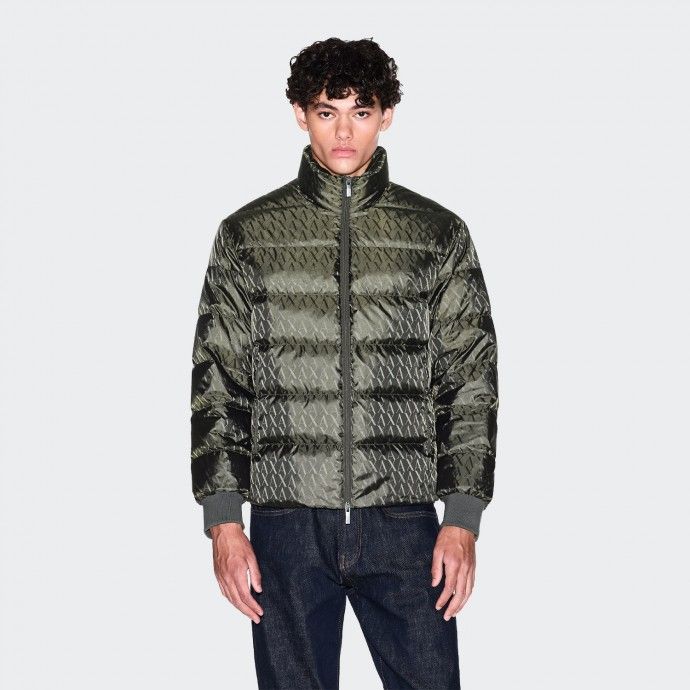 Veste en tissu avec logo Armani Exchange