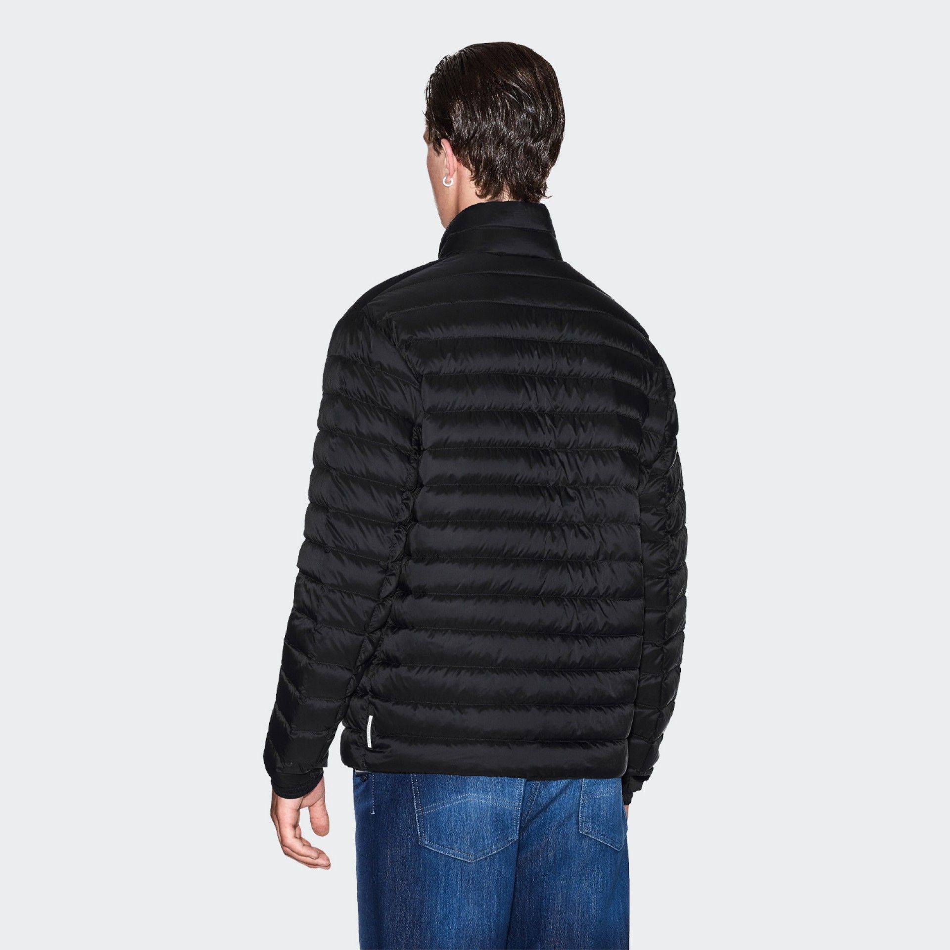 Veste matelassée entièrement zippée en duvet Armani Exchange