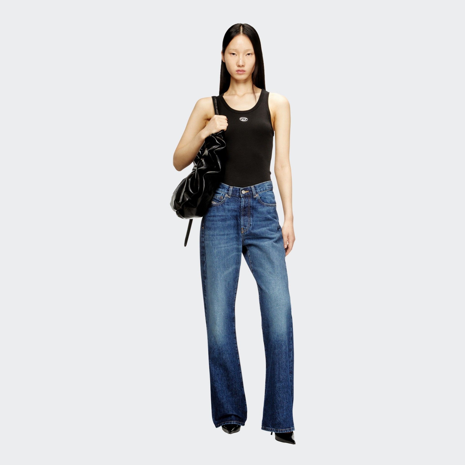 Diesel Cotton Strap Top
