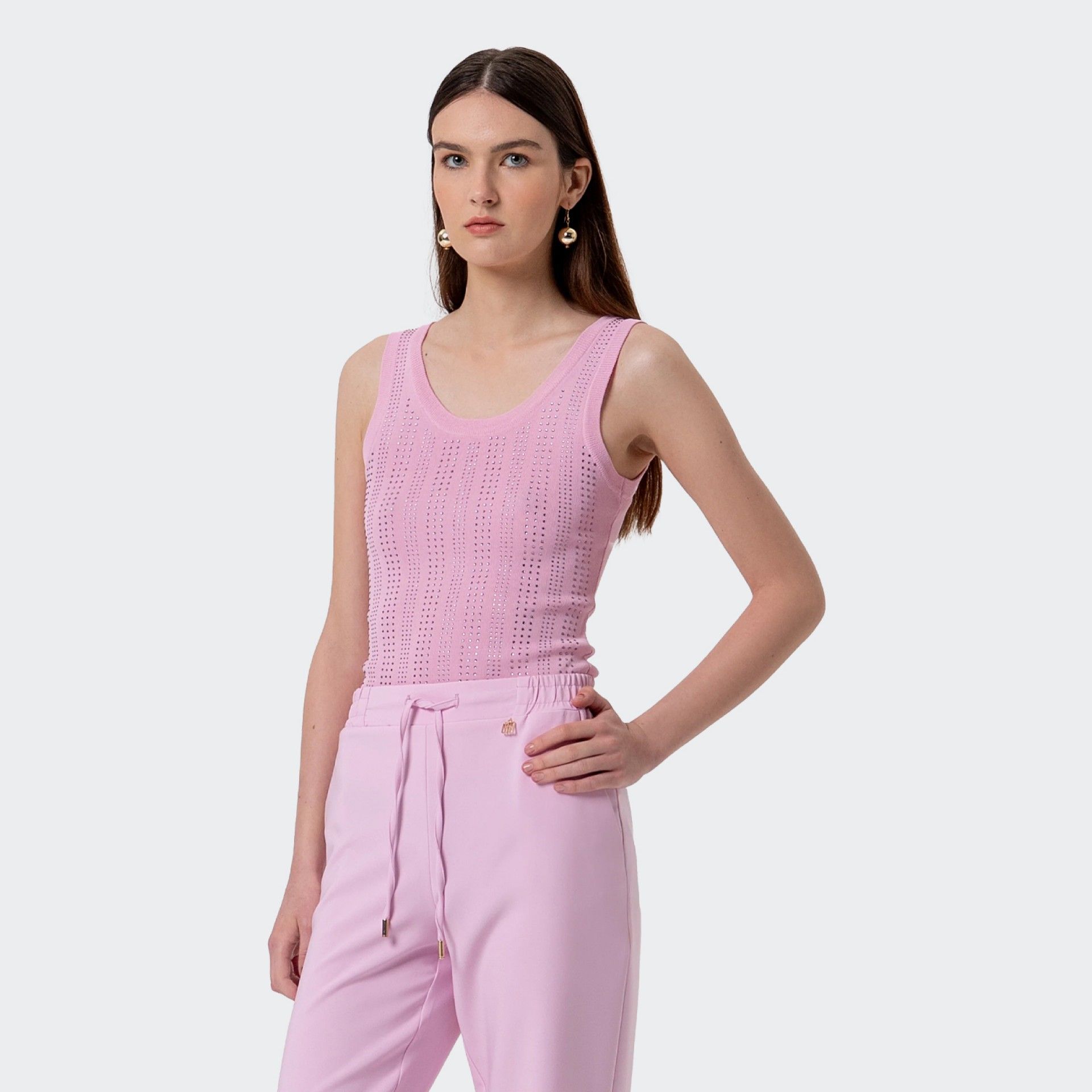 Regular coulisse pants Fracomina