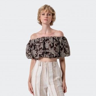 Fracomina Off-the-shoulder Blouse