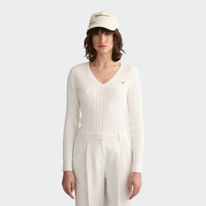 Jersey de punto trenzado Gant