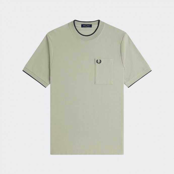 T-shirt de Algodão Fred Perry