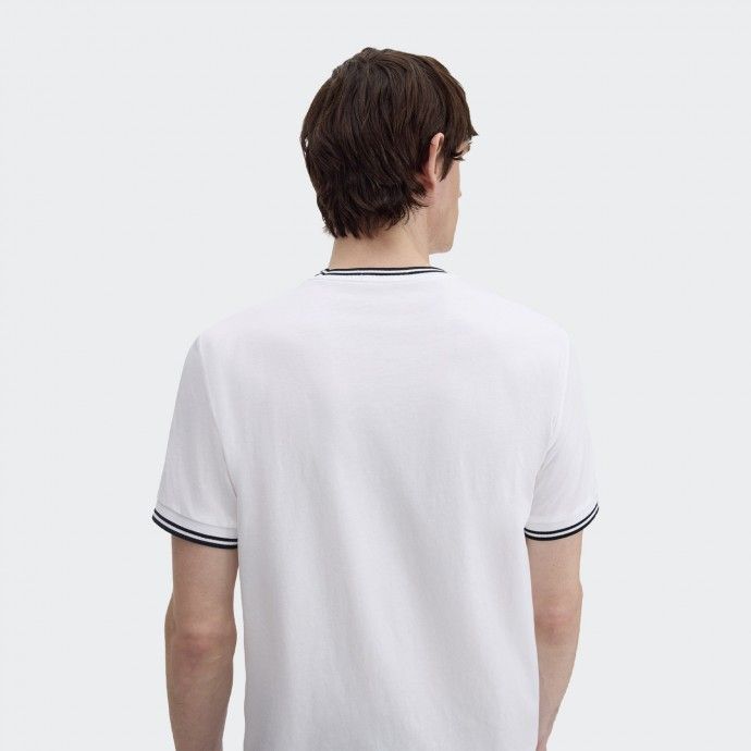 T-shirt de Algod�o Fred Perry