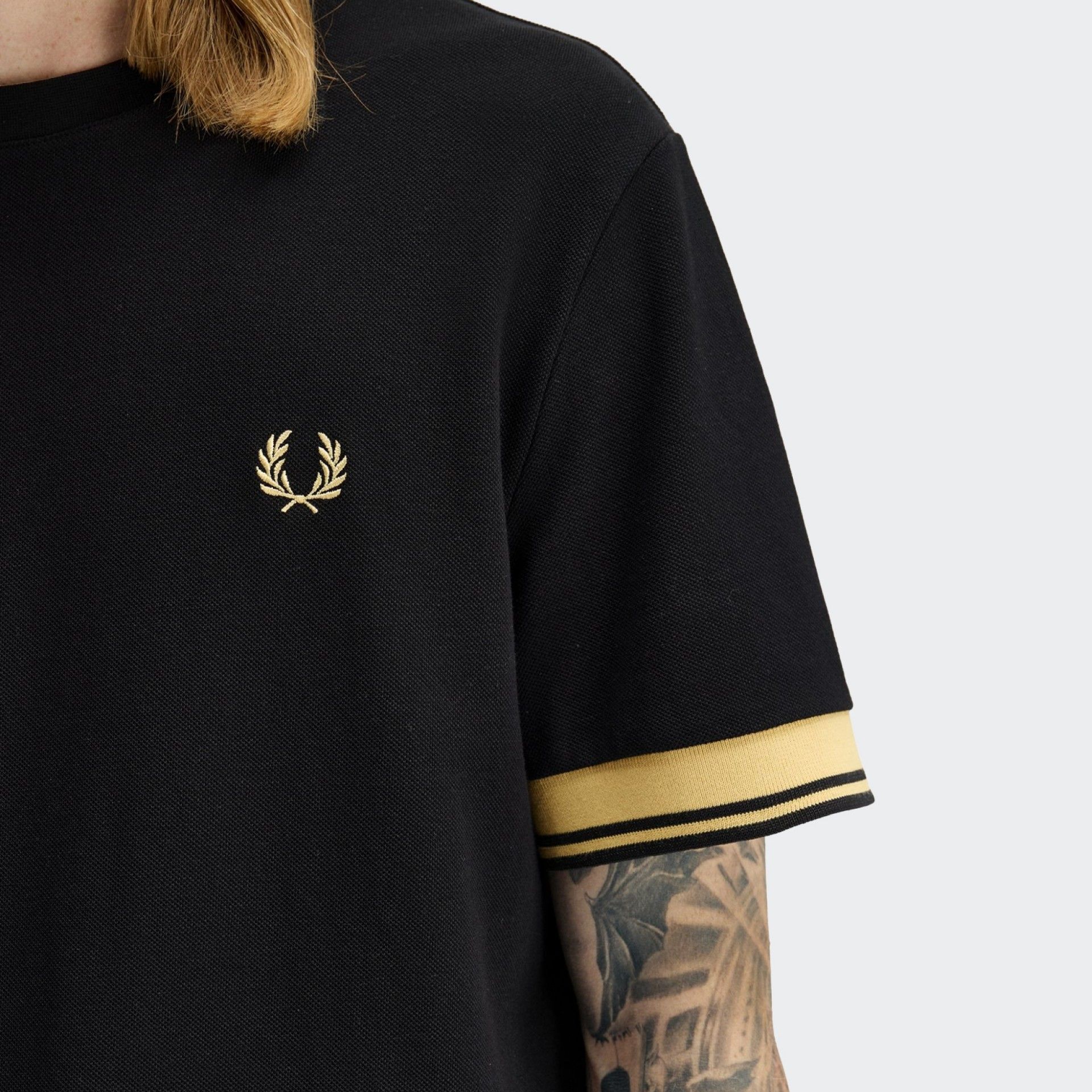 Camiseta de algodón Fred Perry