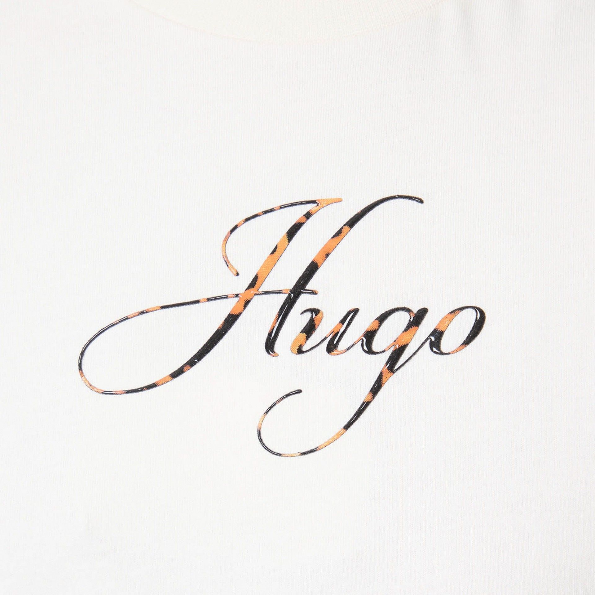 T-shirt em algodão Hugo