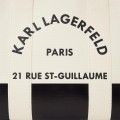Bolso bandolera Karl Lagerfeld Rue St-Guillaume square patch bolso tote mediano Bolso bandolera Karl Lagerfeld Rue St-Guillaume square patch bolso tote mediano