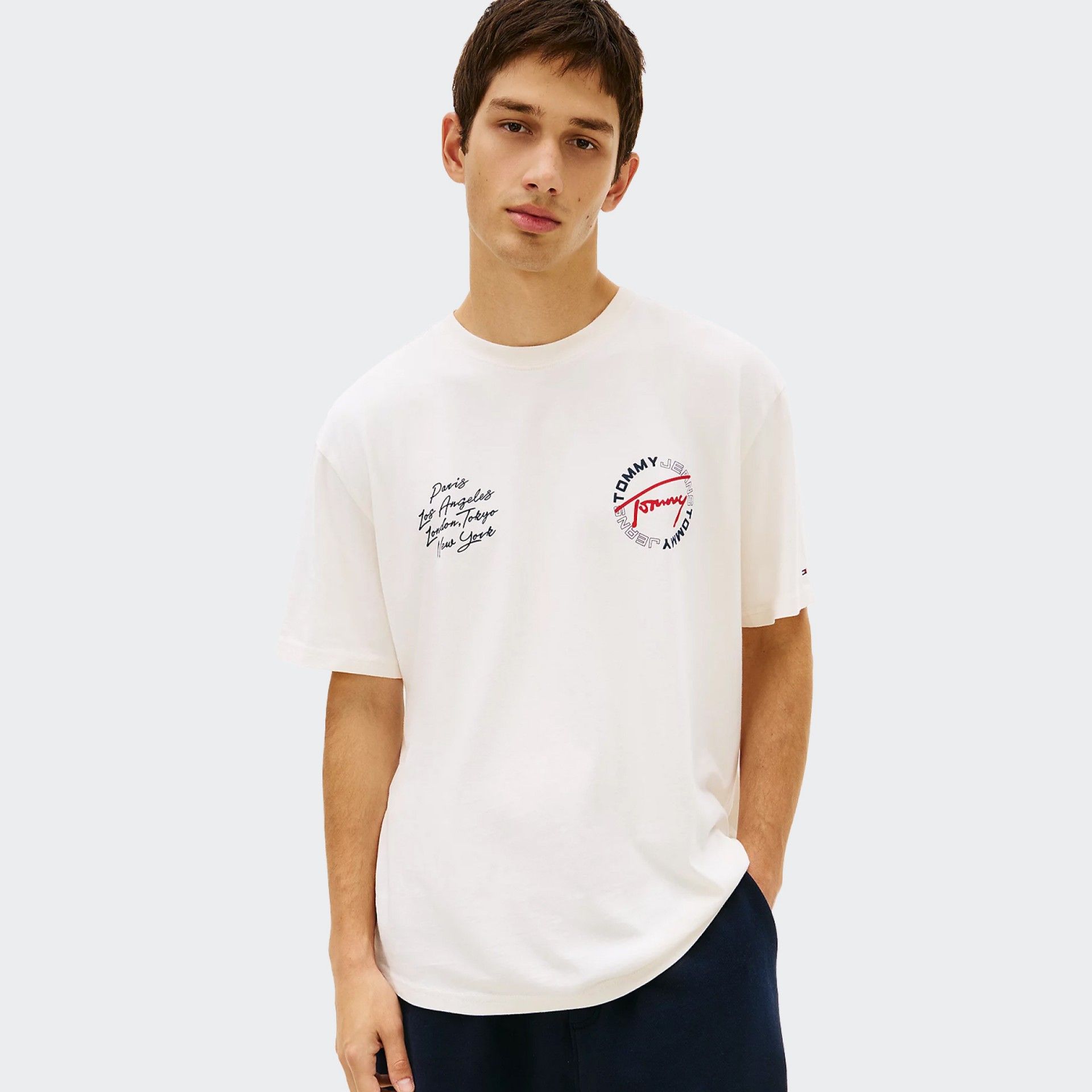 T-shirt Tommy Jeans Sign Circle