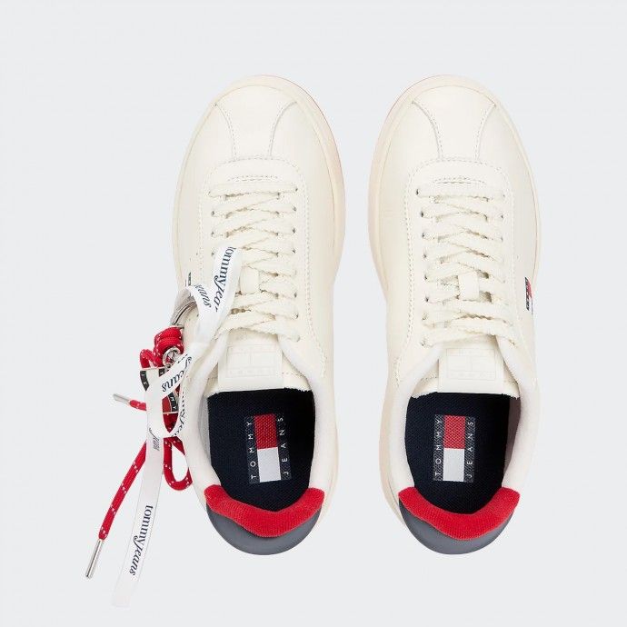 Baskets Tommy Jeans Leather Archive Court With Charms