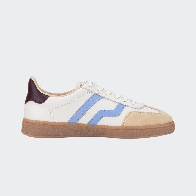 Gant Cuzima Off White-blue Sneakers