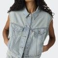 Veste en denim Levis Shrunken 90´S Vest Que Pasa Trucker Veste en denim Levis Shrunken 90´S Vest Que Pasa Trucker