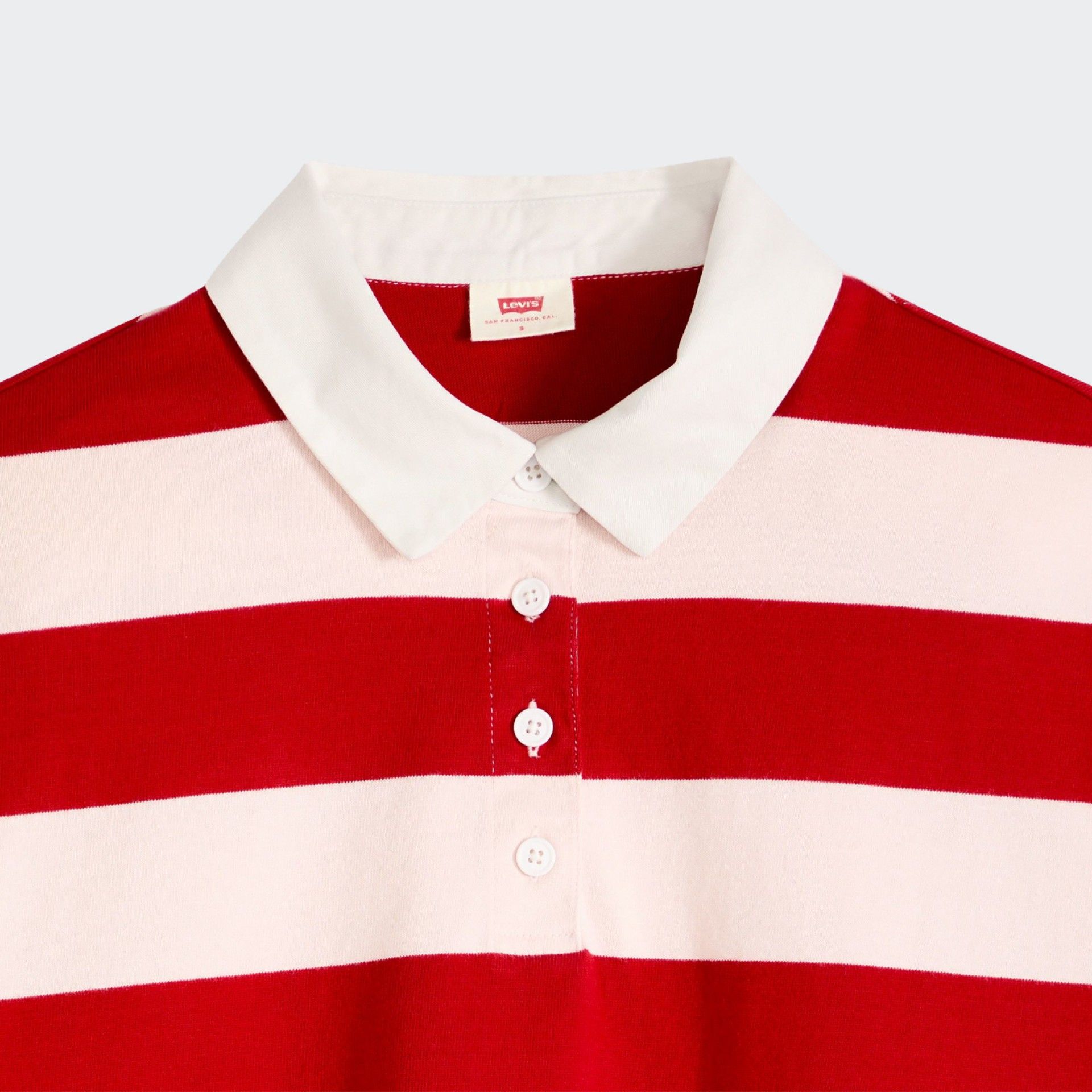 Levis striped polo shirt