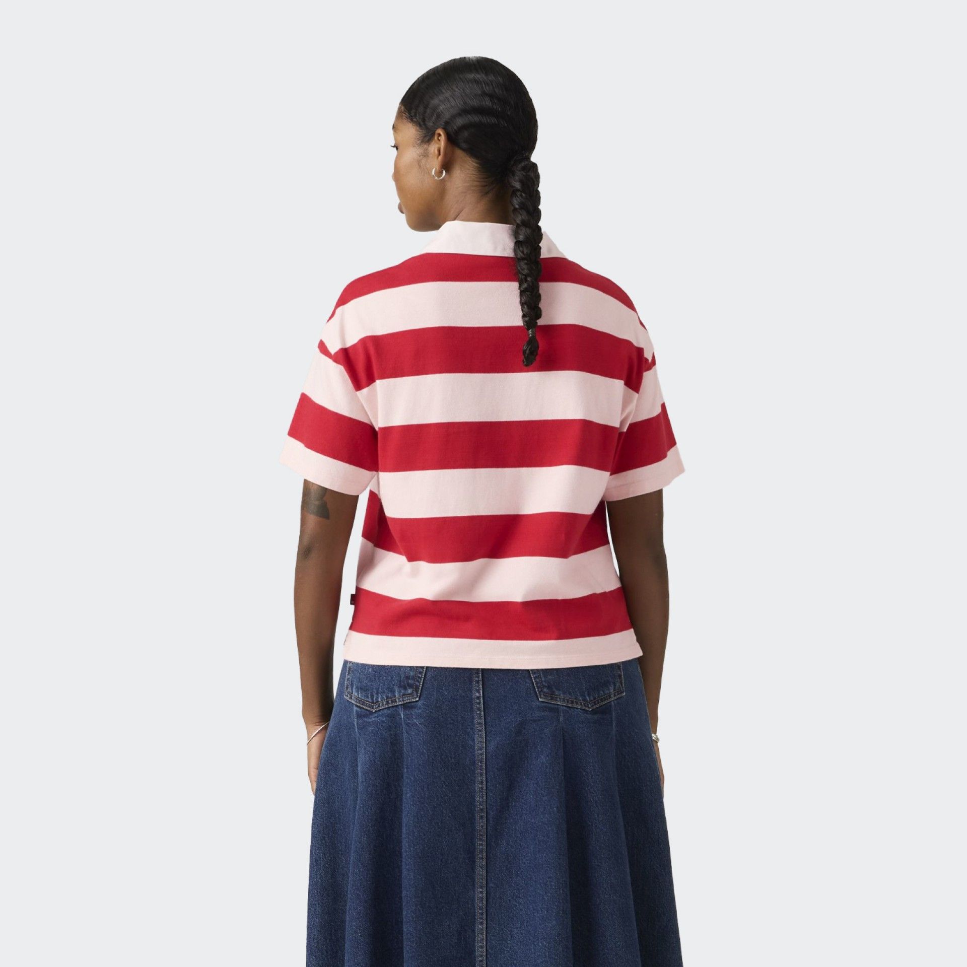 Levis striped polo shirt
