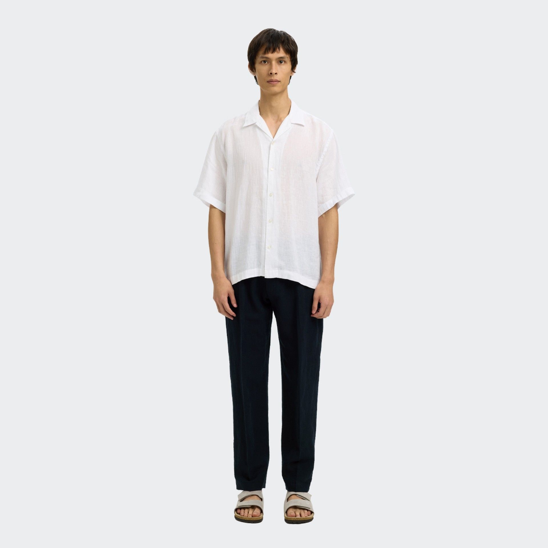 Pantalones de lino Selected Homme