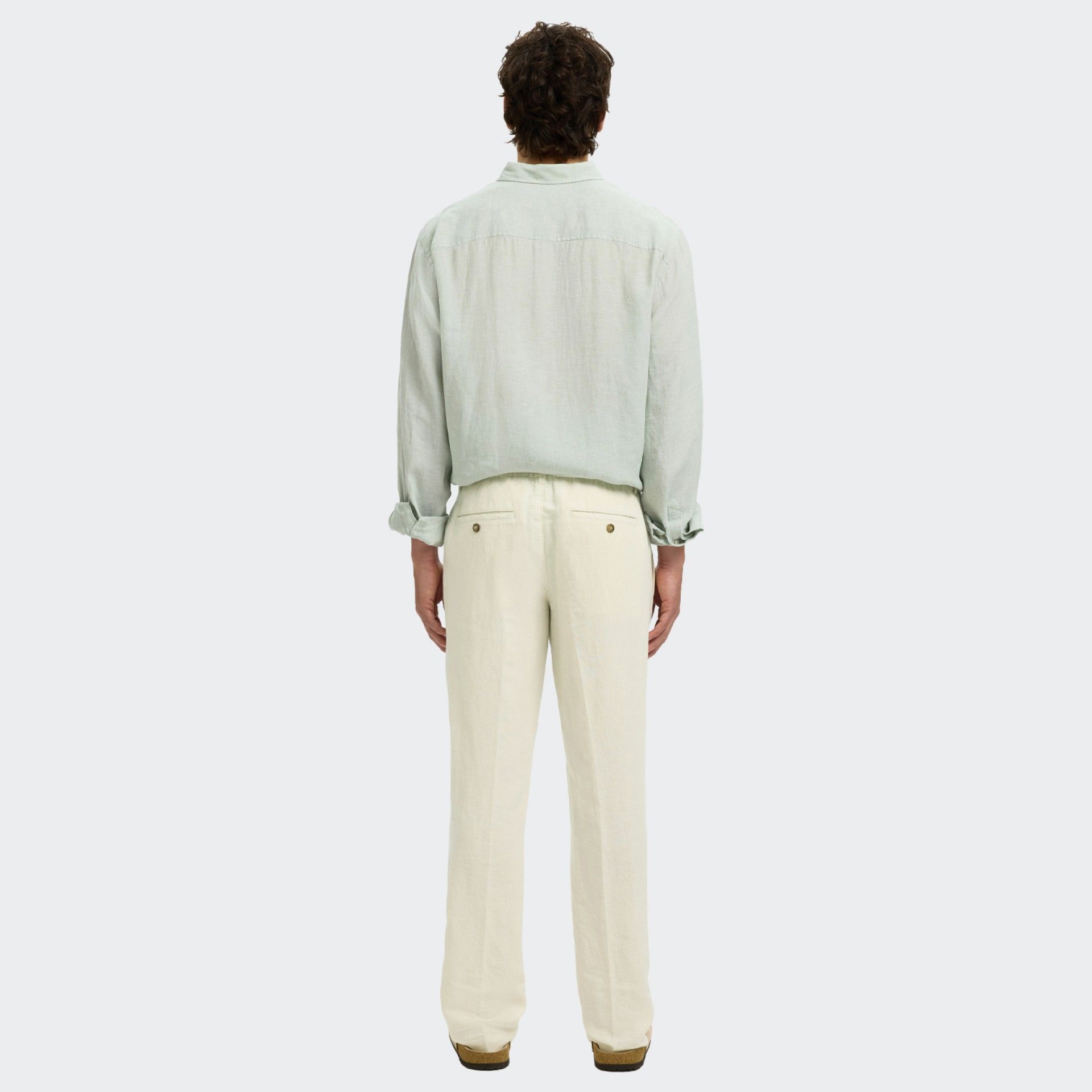 Pantalones de lino Selected Homme