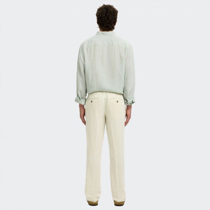 Pantalones de lino Selected Homme