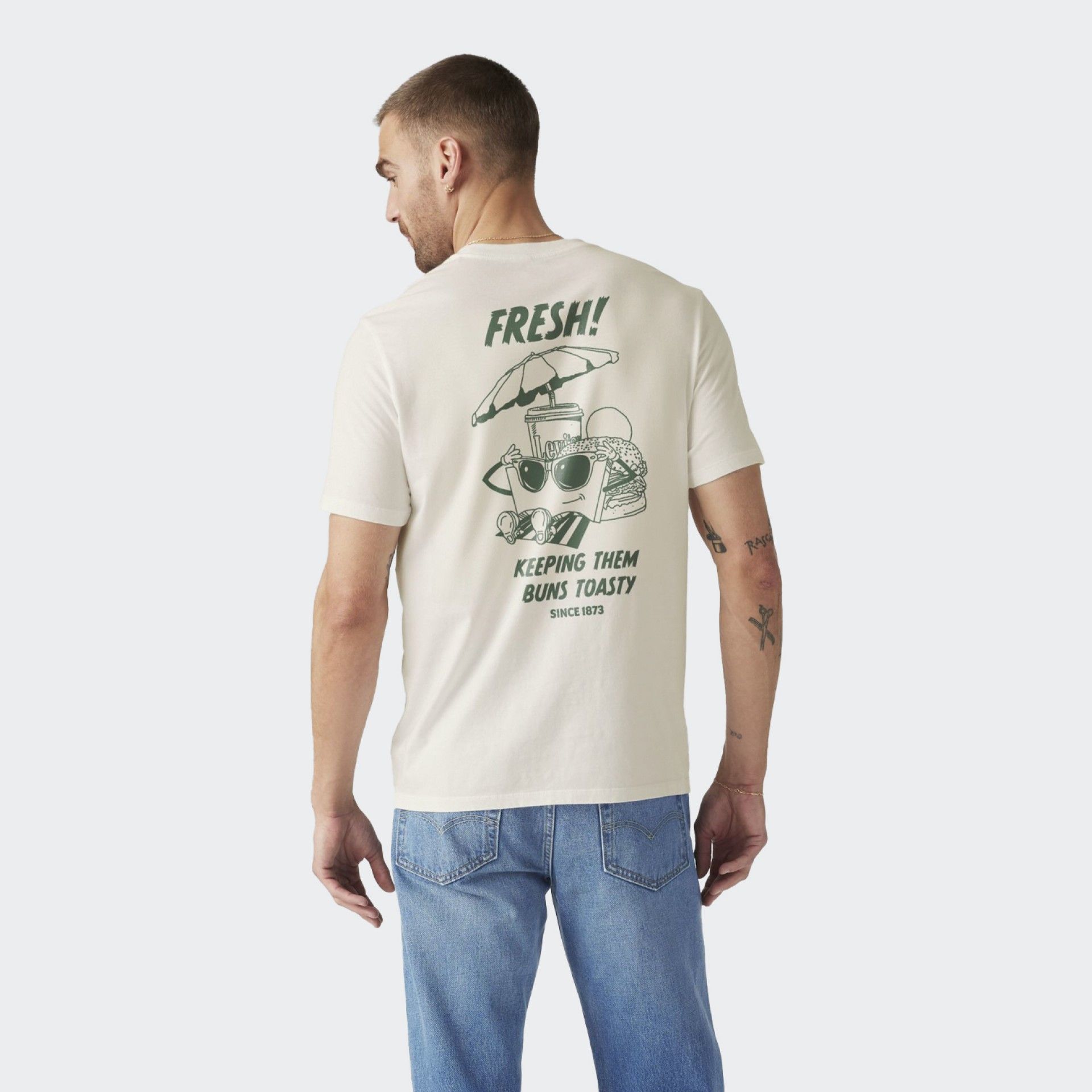 T-shirt Levis Relaxed Fit Fresh Egret