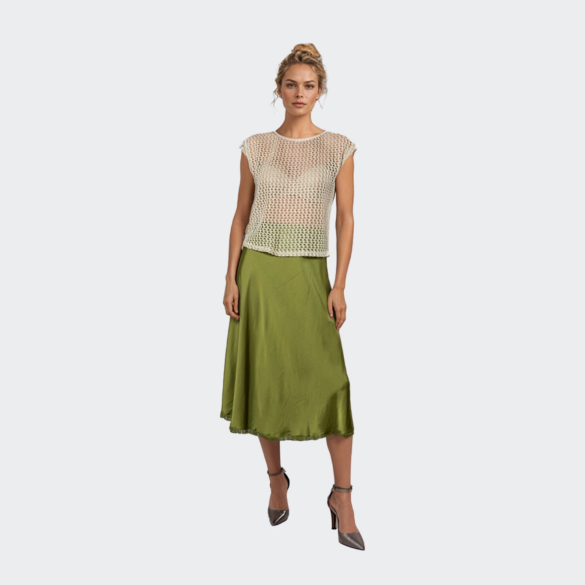 Goa Goa Satin Skirt