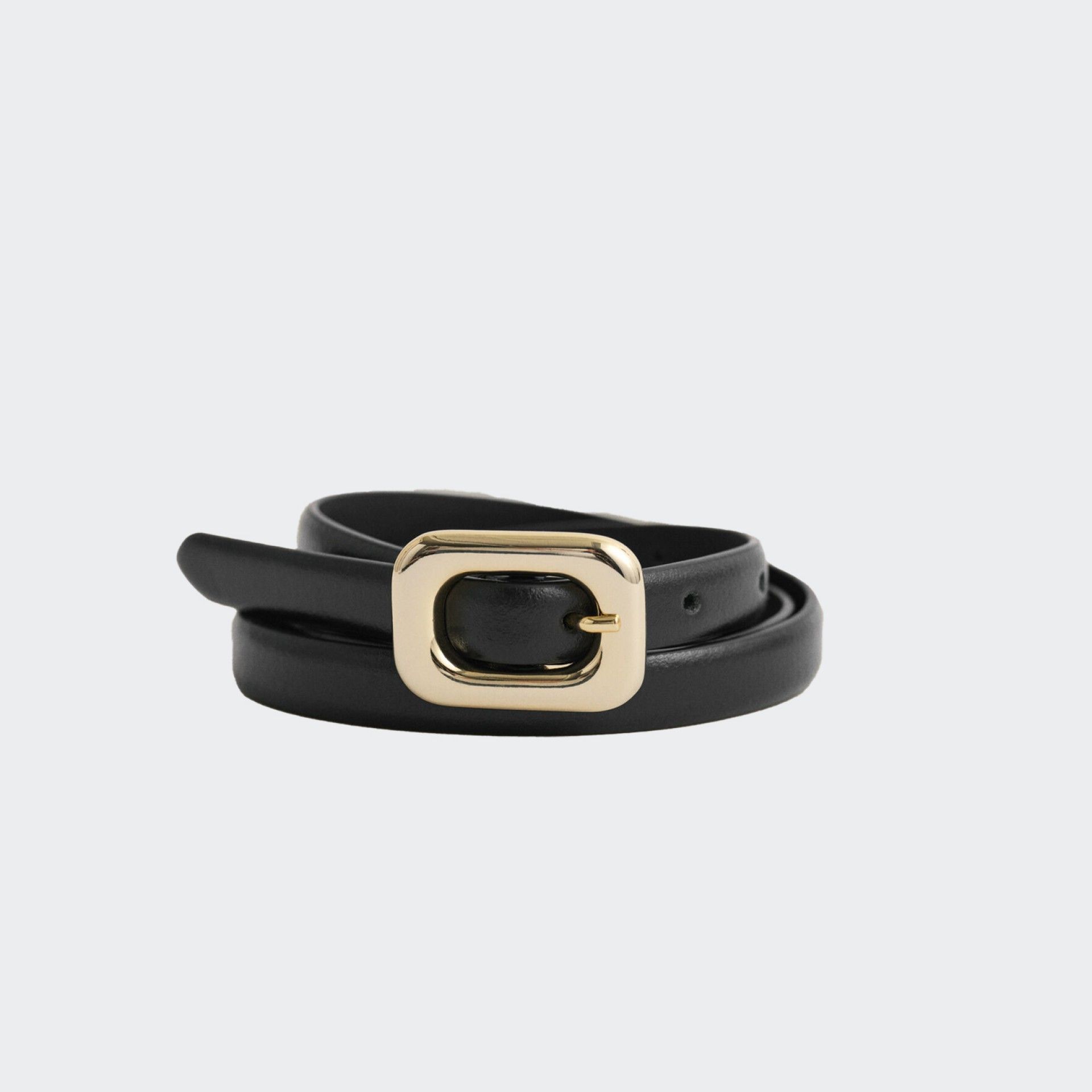 Cinturón Gant Rounded Buckle Slim Leather