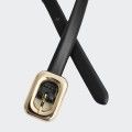 Cintur�n Gant Rounded Buckle Slim Leather
