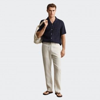 Pantalones Gant Regular Linen DS