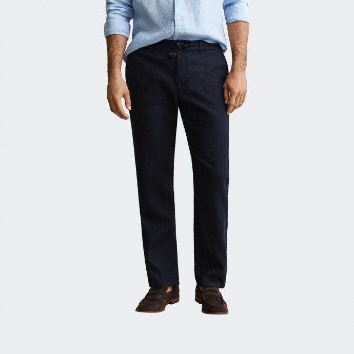 Pantalones Gant Regular Linen DS