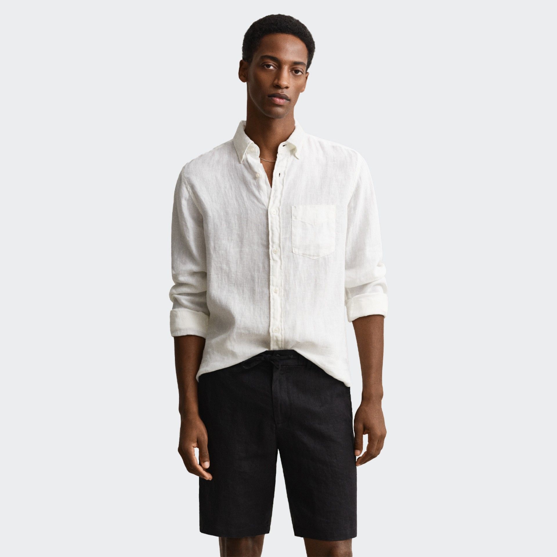 Camisa de lino Gant Regular GMNT Diyed