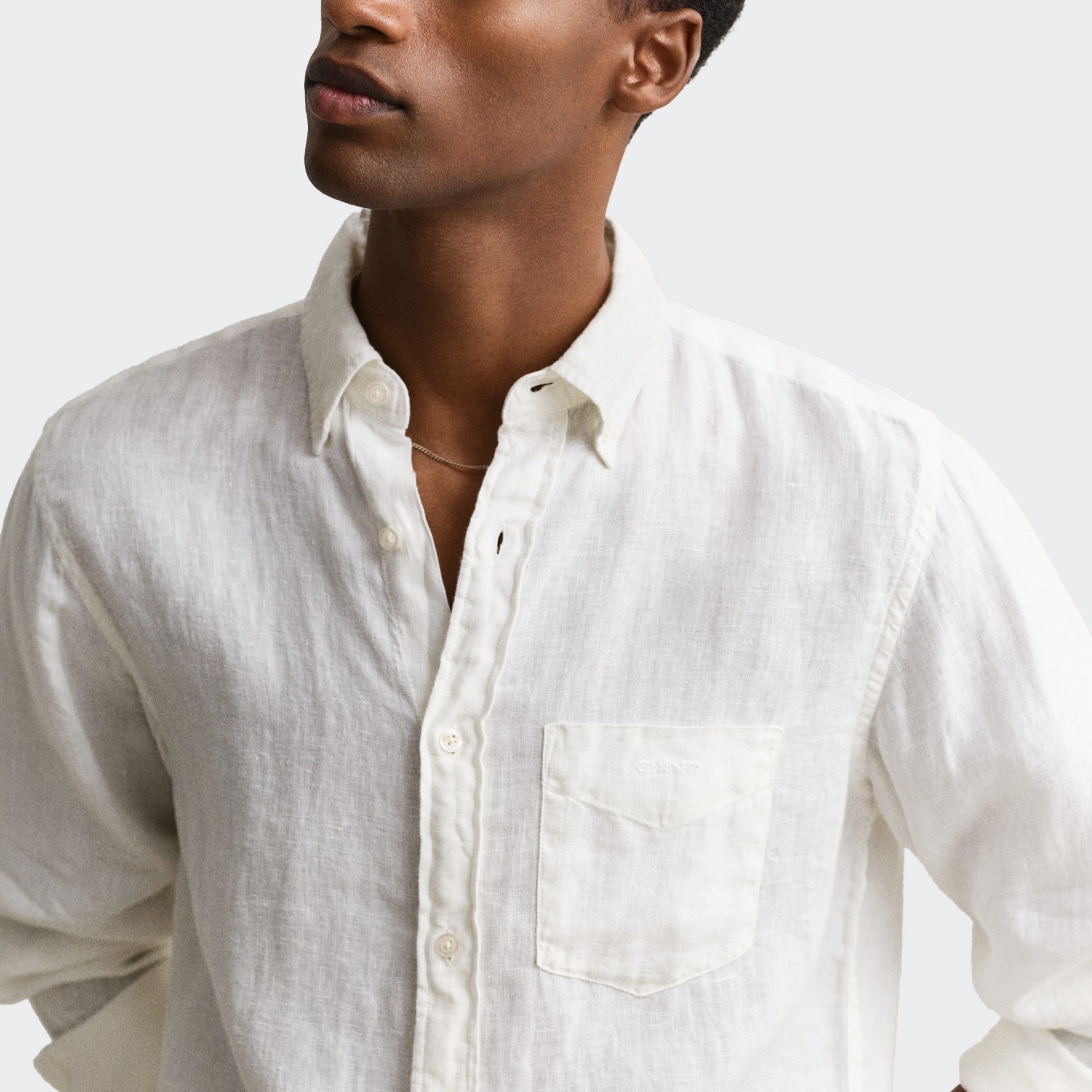 Camisa de lino Gant Regular GMNT Diyed