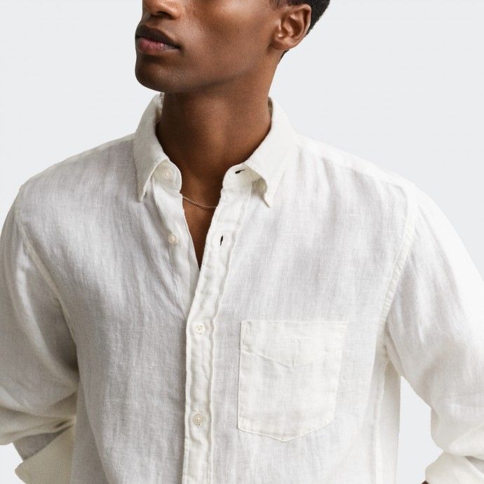 Camisa de lino Gant Regular GMNT Diyed
