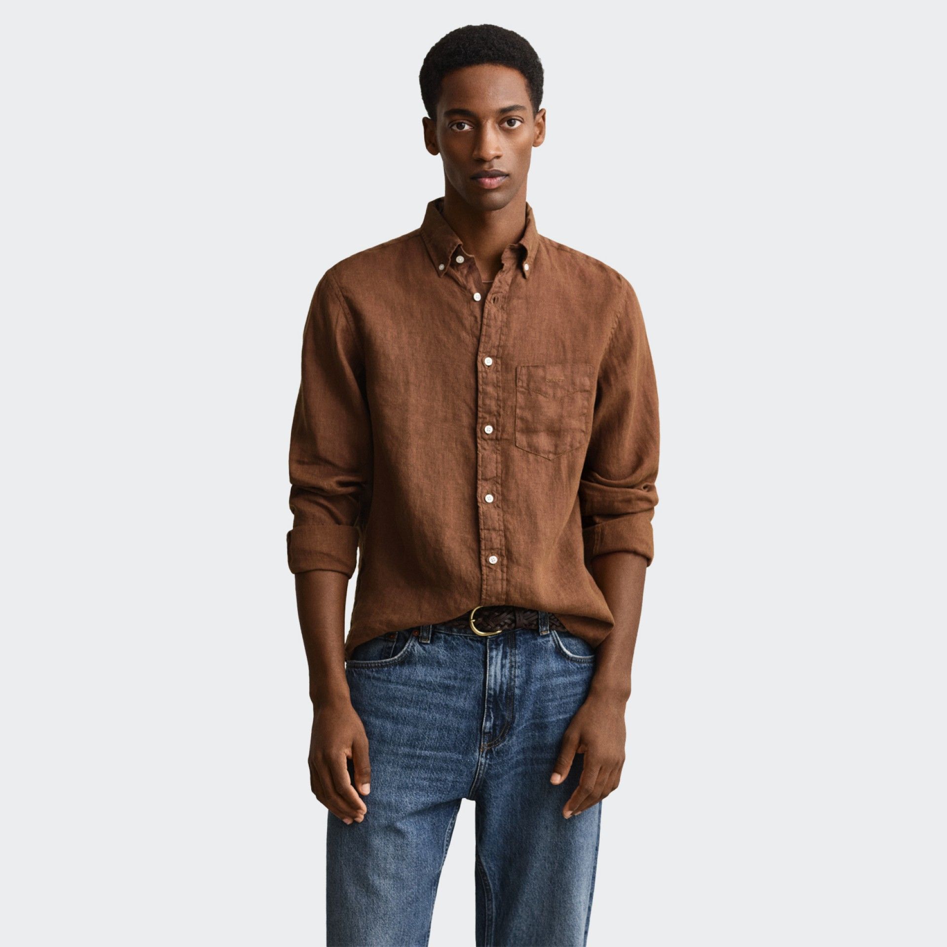 Camisa de lino Gant Regular GMNT Diyed