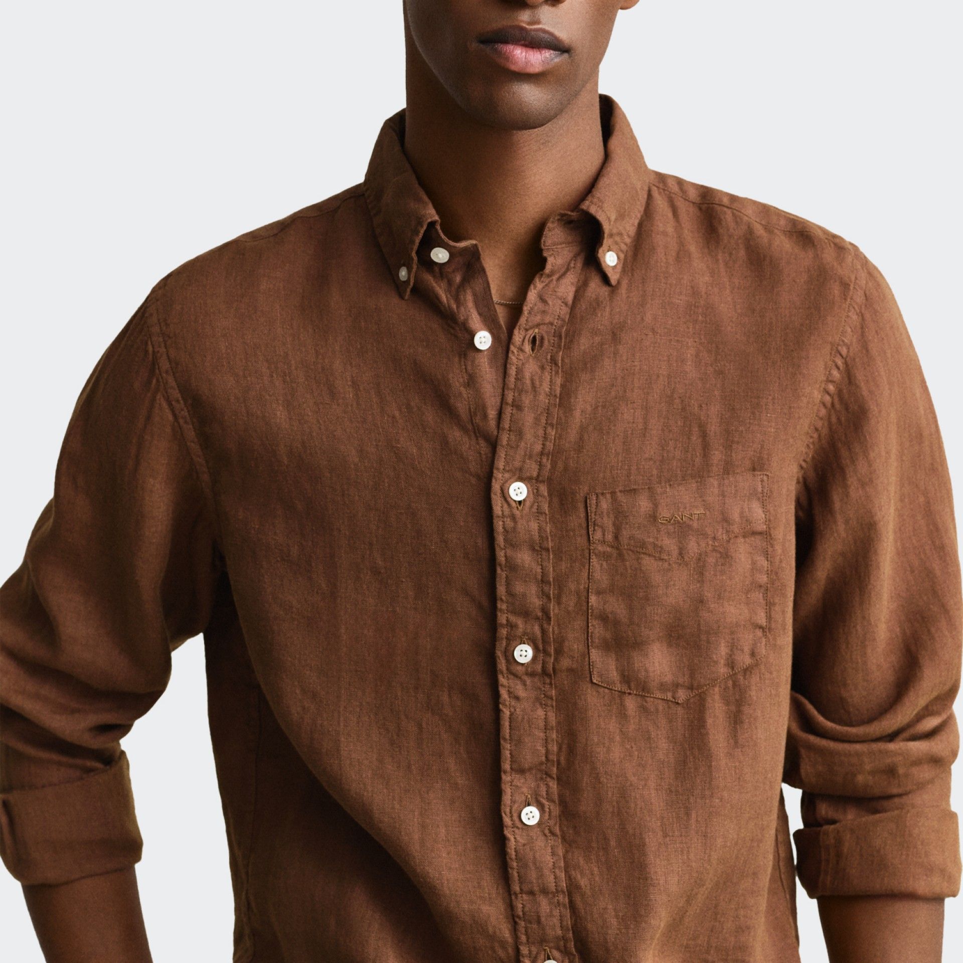 Camisa de lino Gant Regular GMNT Diyed