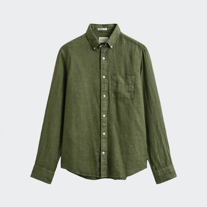Camisa de lino Gant Regular GMNT Diyed
